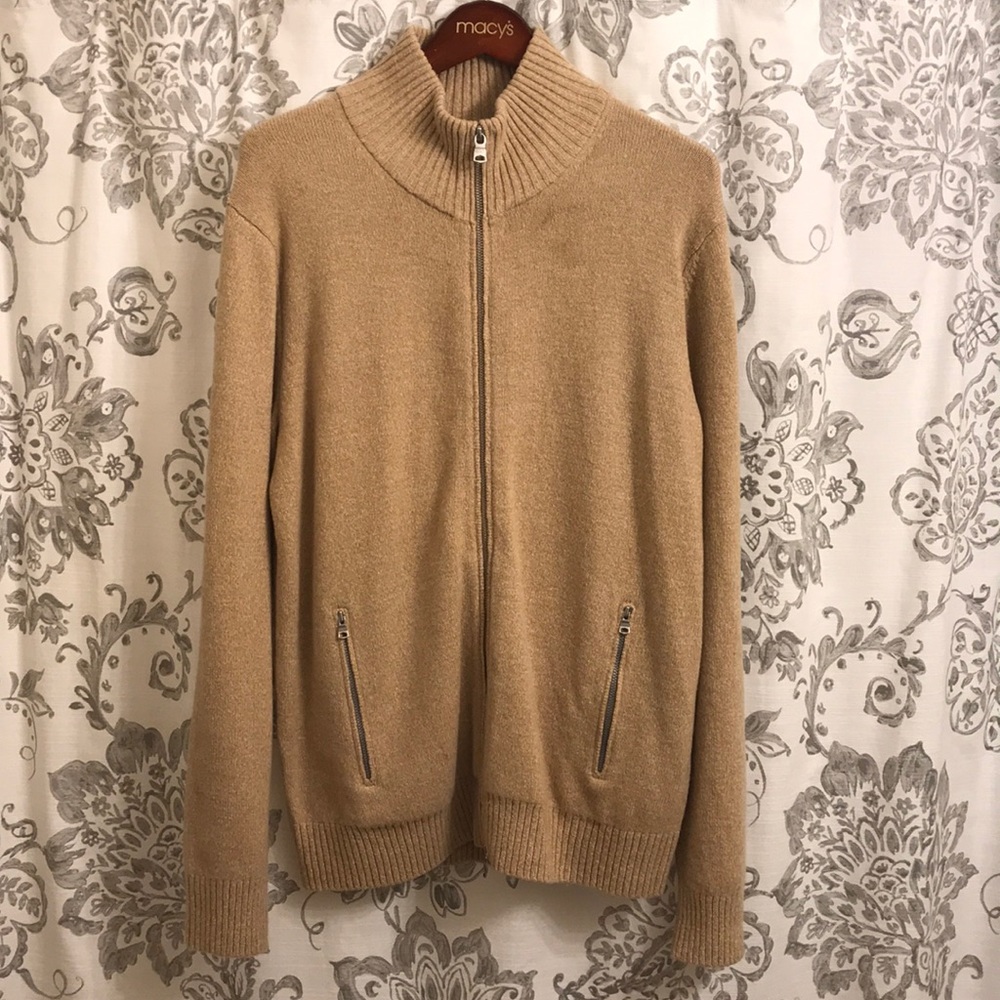 Banana Republic Italian Yarn zip up sweater